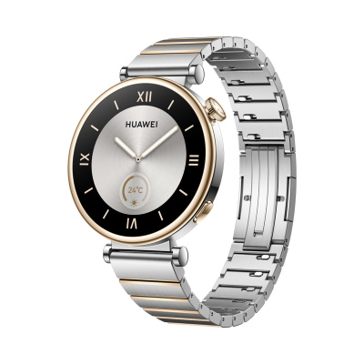 华为/HUAWEI WATCH GT 4 41mm 皓月银 不锈钢间金表带 智能手表 运动手表