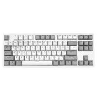 宁芝(NIZ)静电容轴键盘 办公键盘 台式机打字防水键盘 全键宏编程键盘 防水87有线35g-T系列