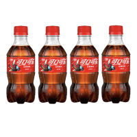 可口可乐300ml*4瓶 经典碳酸可乐小瓶装便携