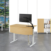 巴洛卡升降办公桌1.2米双电机升降电脑桌电动升降桌