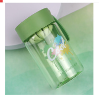 富光(FUGUANG)FG0313 绿色370ml 太空杯男女运动水杯茶水瓶随手杯塑料