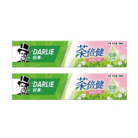 芳美达 DARLIE好来(原黑人)牙膏茶倍健茉莉白茶190G*2 两只装