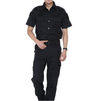 强盛伟业(QSWY)夏季短袖保安工作服 短袖作训服套装