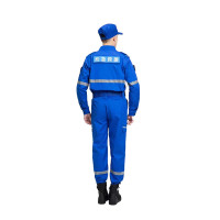 强盛伟业(QSWY)应急救援服 长袖作训服套装工作服 蓝色
