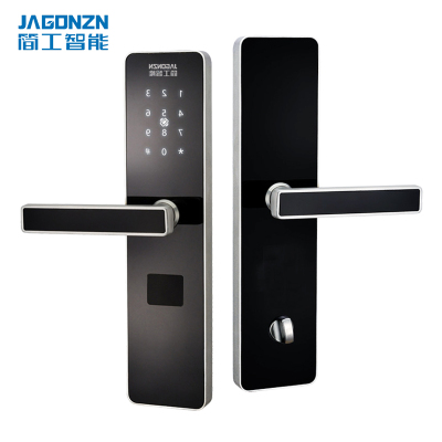 简工智能(JAGONZN)DM-02-M(T)智能密码刷卡门锁 黑色