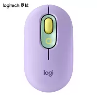 罗技(Logitech)POP MOUSE无线鼠标蓝牙鼠标办公鼠标-梦幻紫