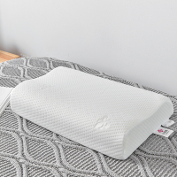 洁丽雅(grace)-A 洁丽雅天然乳胶枕JLY-X2258 白色 一枕两用 循环透气 干爽舒适