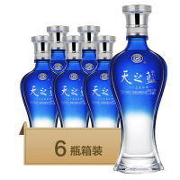 洋河天之蓝 42度绵柔型白酒520ML(六瓶装)