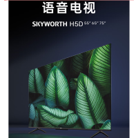 创维(Skyworth) 电视75H5D 75英寸 节能全面屏远场语音 疾速高刷 4K超高清 2+32G电视机