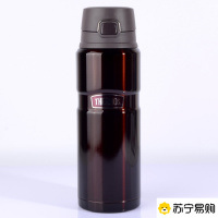 膳魔师(THERMOS) 保温壶大容量不锈钢商务便携真空保温壶旅行水壶SK-2010/SK-4000 咖啡色780ML