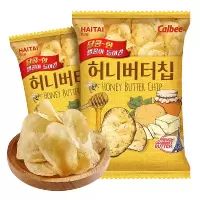卡乐比(Calbee)海太蜂蜜黄油味薯片60g*2袋 韩国进口零食薯片 休闲膨化食品
