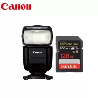 佳能(Canon) 原装闪光灯430EX III-RT 电池套组128G 200M/s SD卡 数码配件