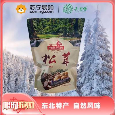 兵团缘东北野生松茸250g 农户自采 自然晾干