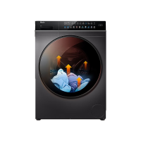 海尔(haier)EG100BDC189SU1 滚筒洗衣机全自动 彩屏直驱变频 智能投放