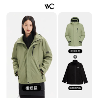 VVC三合一冲锋衣·御风橄榄绿 S