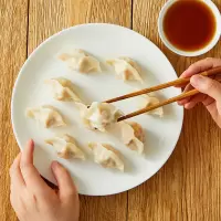 新一代猪肉韭菜水饺455g 早餐夜宵 生鲜速食速冻饺子