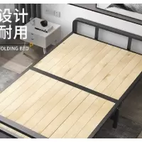 折叠床单人家用出租房经济型小床简易铁架竹床硬板床 折叠床900*2000