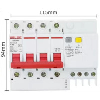 漏电保护断路器 空开空气开关带漏保 空开 4P32A带漏保