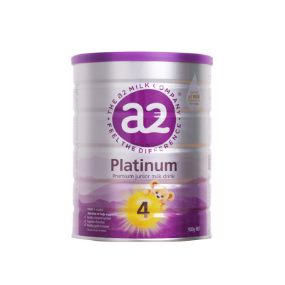 澳洲a2 Platinum 白金版 幼儿配方奶粉4段(4岁以上)900g/罐 新西兰原装进口