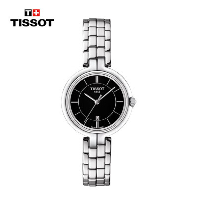 天梭(TISSOT)瑞士手表 弗拉明戈系列腕表 石英女表送女友T094.210.11.051.00