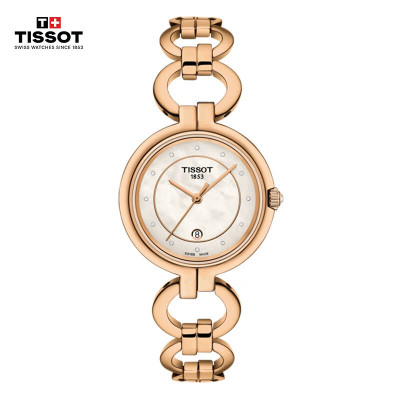 天梭(TISSOT)瑞士手表 弗拉明戈系列腕表 石英女表送女友 T094.210.33.116.01