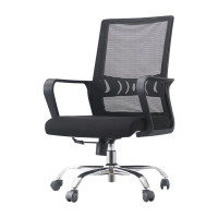 迪欧 办公家具 人体工学透气网面电脑椅 职员椅钢制脚 办公椅