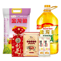 200元组合-聚福礼A(胚芽油4L+御品香粘5kg+挂面100g*2+腊肠250g+利是糖袋装280g)