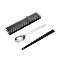 双立人随行餐具筷勺黑色两件套 ZW-W609