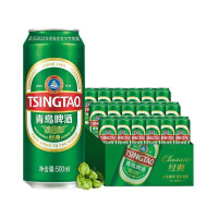 青岛啤酒(TsingTao)纯生经典500ml*12听