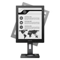 PHILIPS 飞利浦 13.3英寸电子墨水屏办公显PH示器电纸书 Type-C 旋转支架电子书阅读器13B1K3300