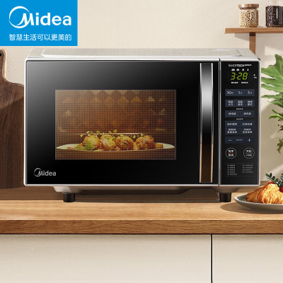 美的(Midea)变频微波炉 20L 平板加热 800W 微烤一体 时尚家用