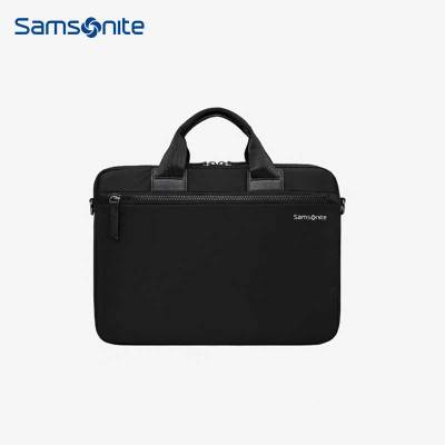 新秀丽(Samsonite)电脑包手提包商务男士公文包苹果笔记本电脑包男14英寸BP5 黑色
