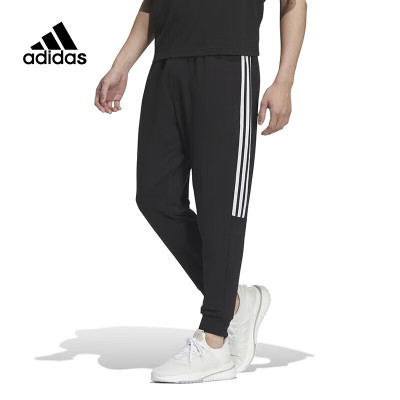 阿迪达斯 (adidas) 运动裤男裤训练健身裤子透气休闲裤收口小脚裤长裤IA8181