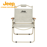 Jeep吉普户外可拆卸折叠椅子铝合金克米特椅中号便携露营野餐椅钓鱼椅
