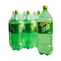 雪碧柠檬味汽水2L大瓶碳酸饮料饮品 2L/瓶*8瓶/件