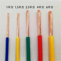 华美电缆 铜芯线 BVR-450/750V-1.5平方 聚氯乙烯绝缘多股铜芯软线 100米/卷 绿色(卷)