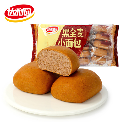达利园法式黑麦小面包400g/袋(20枚)营养健康早餐手撕面包