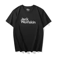 狼爪(Jack Wolfskin)JackWolfskin狼爪t恤男士户外运动休闲圆领印花短袖