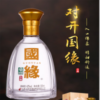 今世缘 国缘对开 柔雅型白酒 42度 500ml*6瓶 整箱装