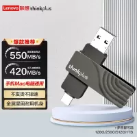 联想(thinkplus)1TB Type-C USB3.2双接口固态U盘TSU301大容量高速金属移动优盘
