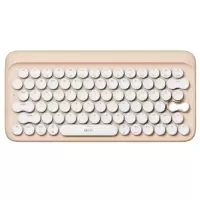 洛斐(LOFREE)无线蓝牙机械键盘 DOT圆点键盘Mac电脑办公笔记本iPad手机 奶茶 EH112S
