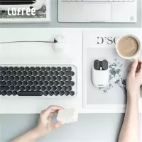 洛斐(LOFREE)DOT圆点机械键盘 无线蓝牙多功能电脑笔记本办公家用键盘 EH112S 白色