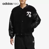 ADIDAS/阿迪达斯NEO新款男女运动训练摇粒绒外套