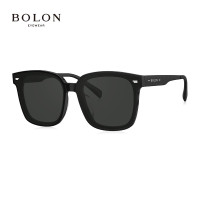 暴龙(BOLON)眼镜太阳镜男板材大框眼镜潮流墨镜BL3036 A13-镜片灰色/镜框黑色