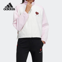 ADIDAS/阿迪达斯NEO女子蜘蛛侠联名休闲运动茄克外套