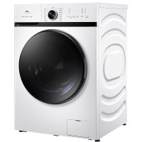 TCL TG-V100HBA 芭蕾白 滚筒洗衣机 10公斤 一级能效 大容量洗烘一体全自动变频滚筒洗衣机