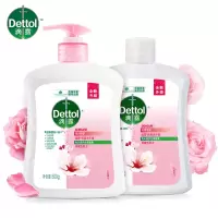 滴露(Dettol) 健康抑菌洗手液滋润 500g+500g瓶 补充装液替换