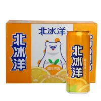 北冰洋汽水 橙汁汽水 碳酸饮料 果汁饮品330ml*24听整箱饮料