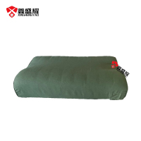 鑫盛耀军绿色枕头单人军训枕头硬质棉学生宿舍枕头