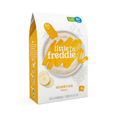 小皮Little Freddie有机婴幼儿香蕉大米粉